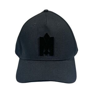 Mackage Anderson Velvet Felt Logo Back Snapback Baseball Cap One Size